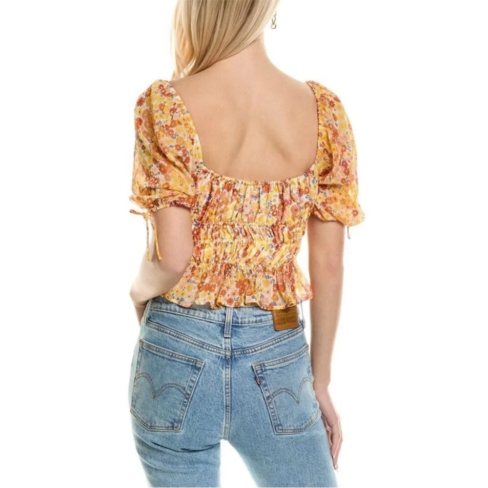 STAUD The‎ Faye Top in Soleil Flower Market, size XS